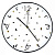 Часы настенные  Atlantis 2612R45-1T 300x300x45мм